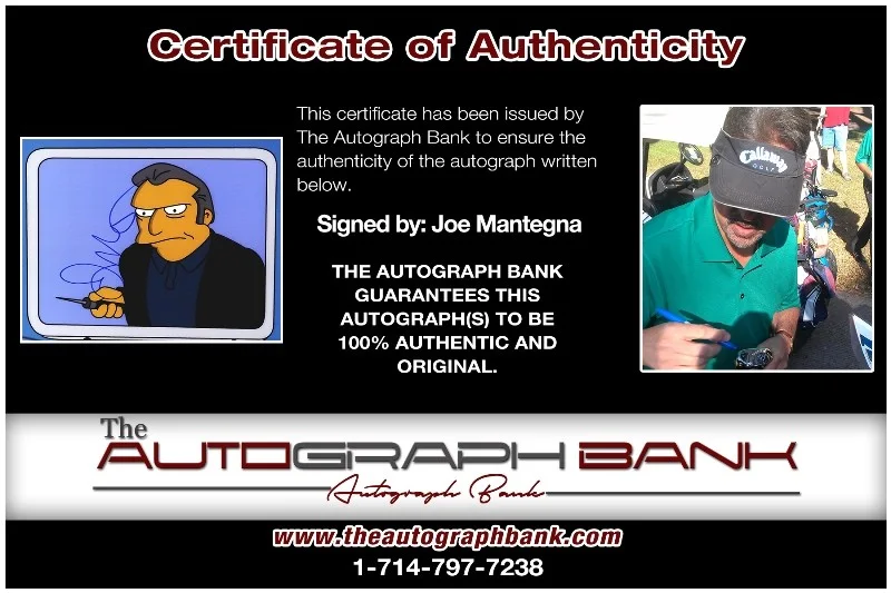 Joe Mantegna — Joe Mantegna authentic signed celebrity 8x10 photo W/Cert Autographed 132716h1, image 2