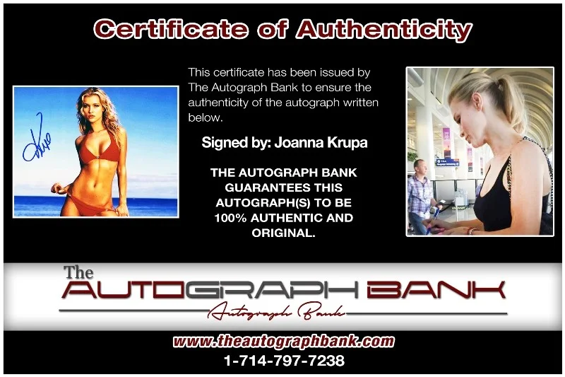 Joanna Krupa — Joanna Krupa authentic signed celebrity 8x10 photo W/Cert Autographed 132516v1, изображение 2