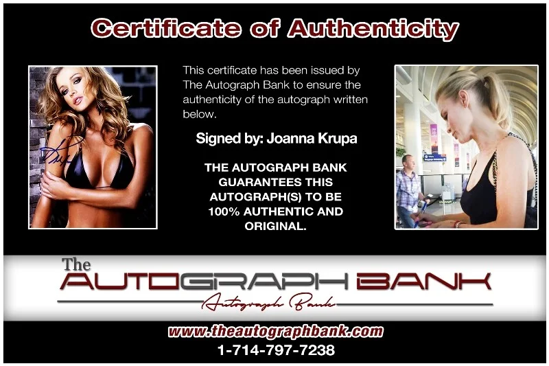 Joanna Krupa — Joanna Krupa authentic signed celebrity 8x10 photo W/Cert Autographed 132516o1, image 2
