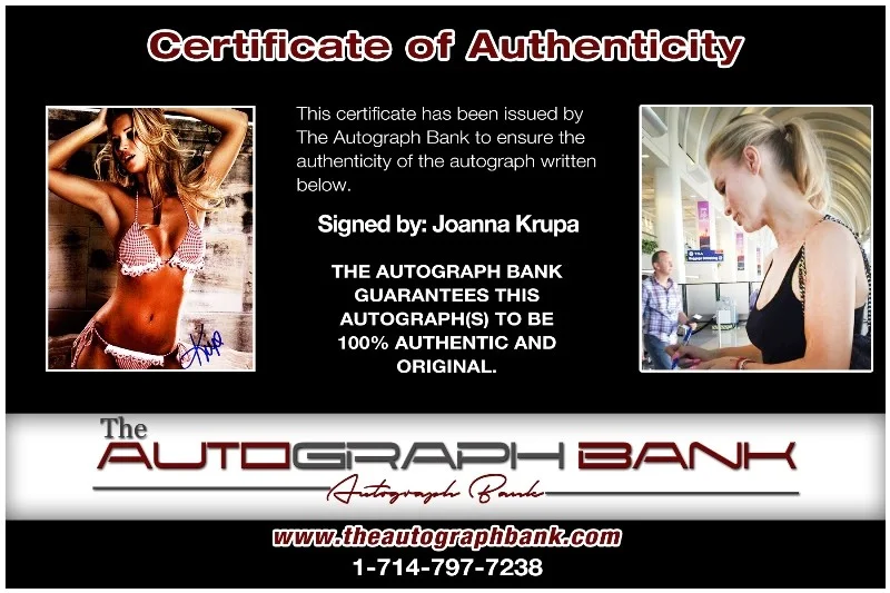 Joanna Krupa — Joanna Krupa authentic signed celebrity 8x10 photo W/Cert Autographed 132516e1, image 2