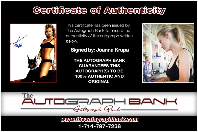 Joanna Krupa — Joanna Krupa authentic signed celebrity 8x10 photo W/Cert Autographed 132516n1, image 2