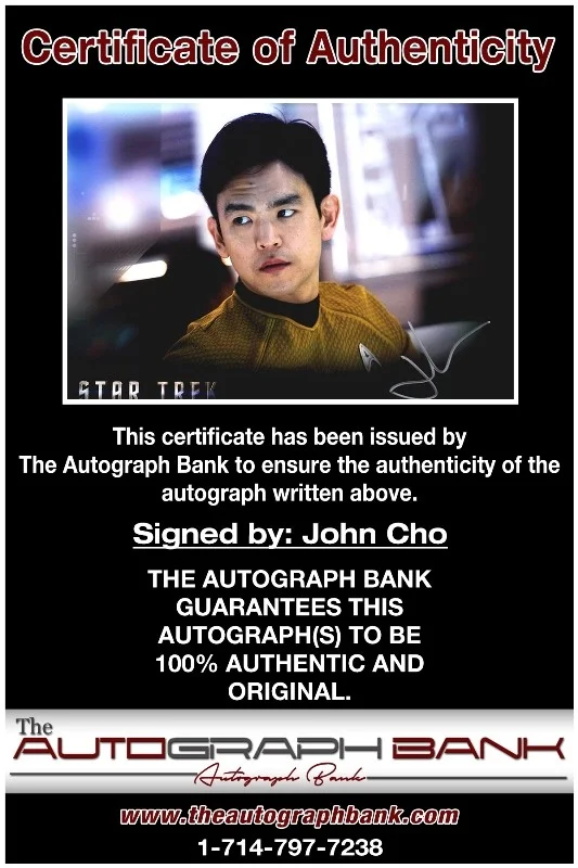 John Cho — John Cho authentic signed celebrity 8x10 photo W/Cert Autographed 132716c1, изображение 2