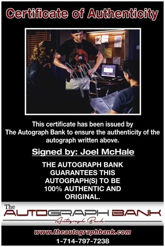 Joel Mchale — Joel Mchale authentic signed celebrity 8x10 photo W/Cert Autographed A0003, image 2