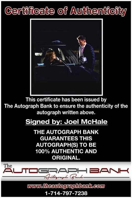 Joel Mchale — Joel Mchale authentic signed celebrity 8x10 photo W/Cert Autographed A0001, изображение 2