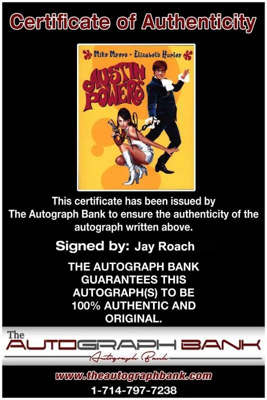 Jay Roach — Jay Roach signed celebrity 8x10 photo W/Cert Autograph 0292, image 2