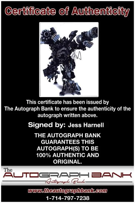 Jess Harnell — Jess Harnell signed celebrity 8x10 photo W/Cert Autograph 0315, image 2