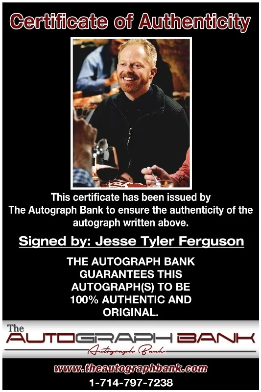 Jesse Tyler — Jesse Tyler Ferguson authentic signed 8x10 photo |CERT Autographed 132716a1, изображение 2
