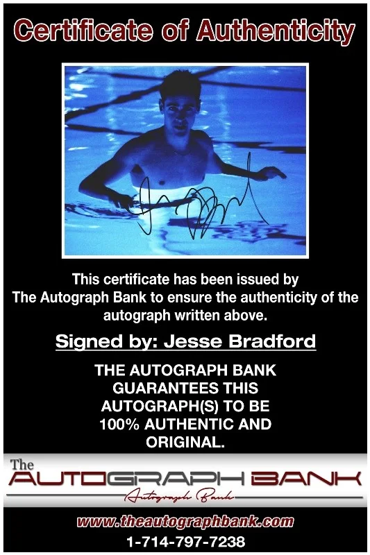 Jesse Bradford — Jesse Bradford authentic signed celebrity 8x10 photo W/Cert Autographed 132716b1, изображение 2