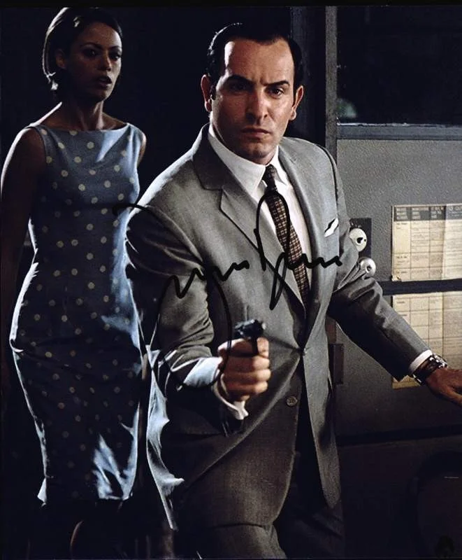 Jean Dujardin — Jean Dujardin signed celebrity 8x10 photo W/Cert Autograph 0295