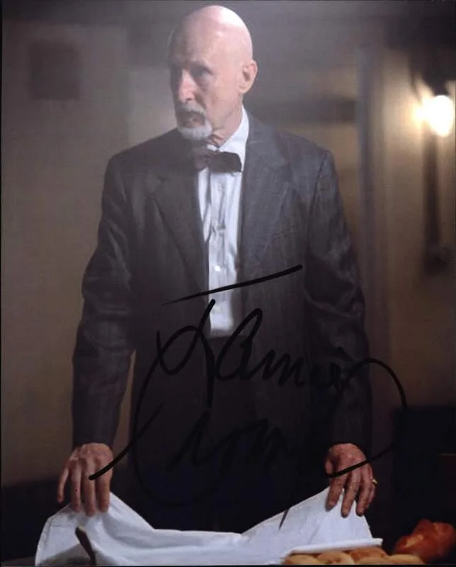 James Cromwell — James Cromwell signed celebrity 8x10 photo W/Cert Autograph 0269