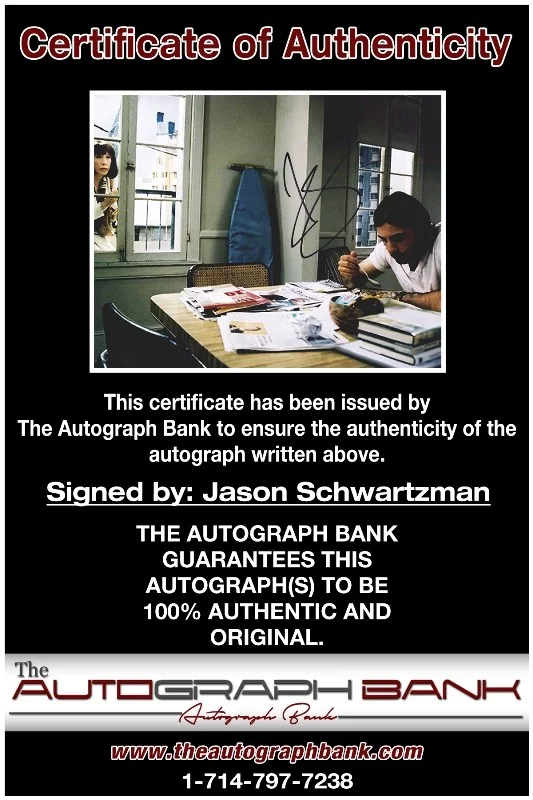Jason Schwartzman — Jason Schwartzman authentic signed 8x10 photo |CERT Autographed 132716c1, изображение 2
