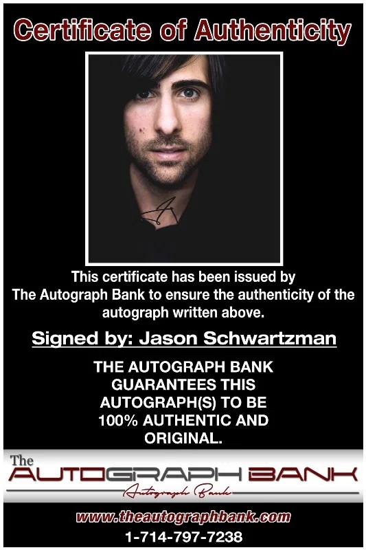 Jason Schwartzman — Jason Schwartzman authentic signed 8x10 photo |CERT Autographed 132716b1, image 2