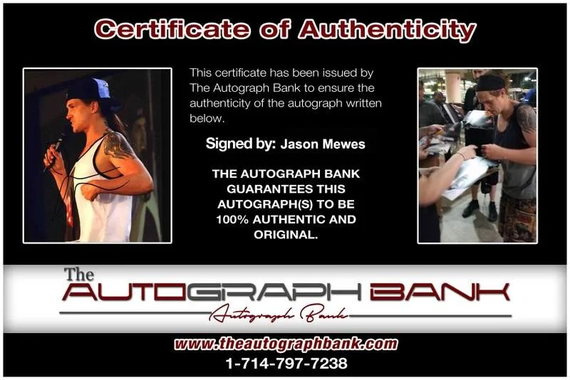 Jason Mewes — Jason Mewes & Kevin Smith signed celebrity 8x10 photo W/Certificate (Y2), изображение 2