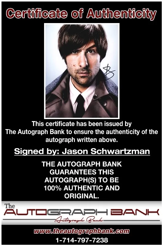 Jason Schwartzman — Jason Schwartzman authentic signed 8x10 photo |CERT Autographed 132716a1, изображение 2