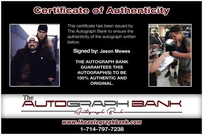 Jason Mewes — Jason Mewes signed celebrity 8x10 photo W/Cert Autograph 0290, image 2