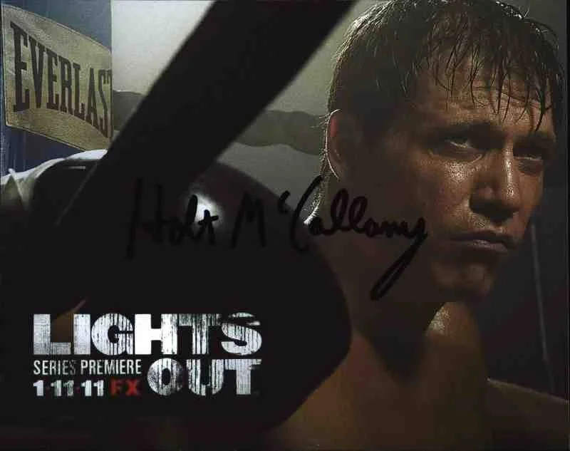 Holt Mccallany — Holt Mccallany signed celebrity 8x10 photo W/Cert Autograph 0152
