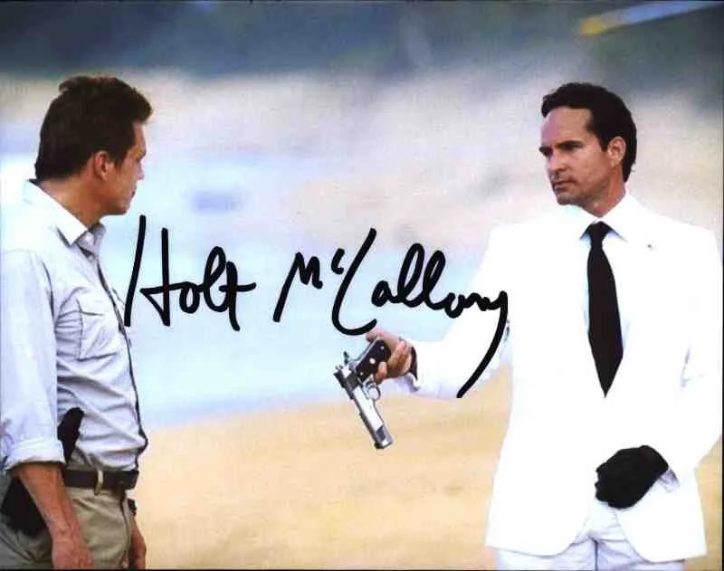 Holt Mccallany — Holt Mccallany signed celebrity 8x10 photo W/Cert Autograph 0150