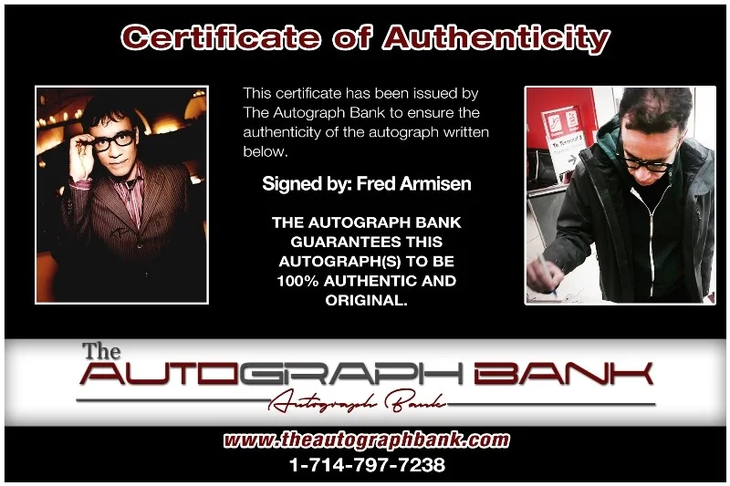 Fred Armisen — Fred Armisen authentic signed celebrity 8x10 photo W/Cert Autographed 132716b1, image 2