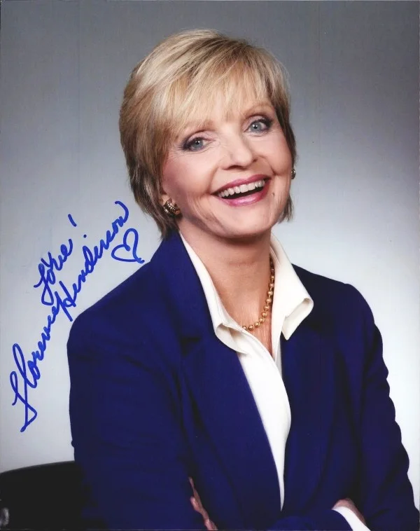 Florence Henderson — Florence Henderson authentic signed 8x10 photo |CERT Autographed 132716a1