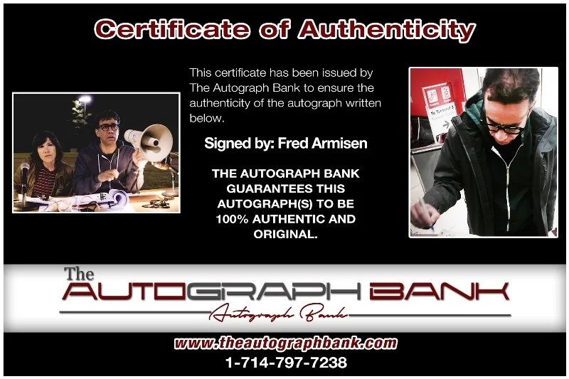 Fred Armisen — Fred Armisen authentic signed celebrity 8x10 photo W/Cert Autographed 132716f1, изображение 2
