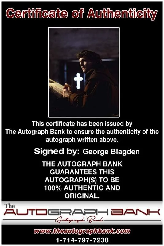 George Blagden — George Blagden signed celebrity 8x10 photo W/Cert Autograph 0217, изображение 2
