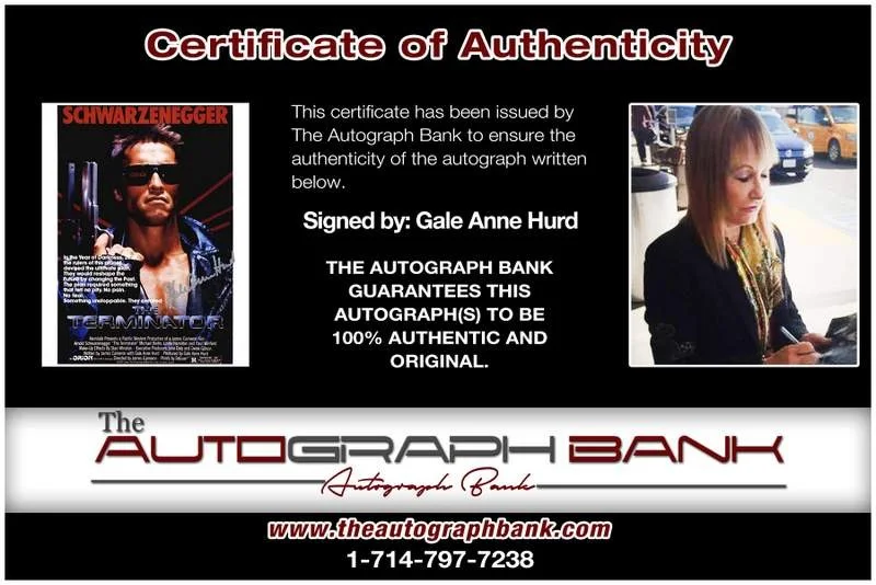 Gale Anne Hurd — Gale Anne Hurd authentic signed celebrity 8x10 photo W/Cert Autographed A0001, image 2