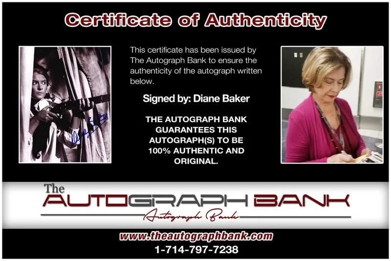 Diane Baker — Diane Baker authentic signed celebrity 8x10 photo W/Cert Autographed A0001, image 2