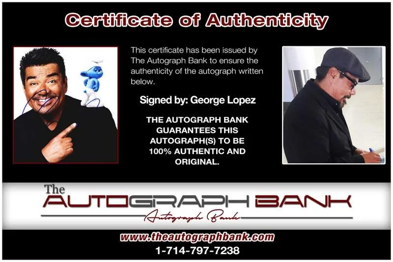George Lopez — George Lopez authentic signed celebrity 8x10 photo W/Cert Autographed B0011, изображение 2