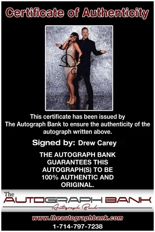 Drew Carey — Drew Carey signed celebrity 8x10 photo W/Cert Autograph 0170, изображение 2
