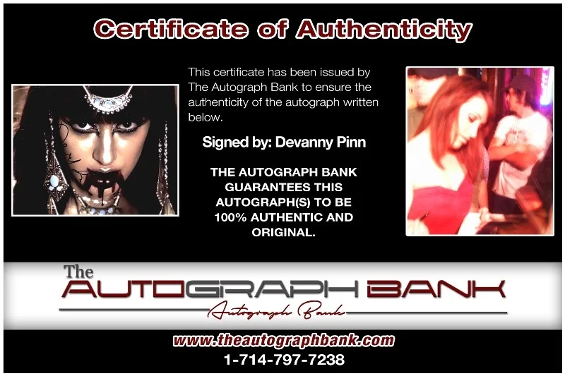 Devanny Pinn — Devanny Pinn authentic signed celebrity 8x10 photo W/Cert Autographed 132716a1, image 2
