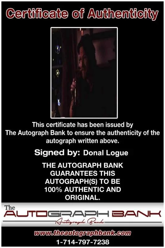 Donal Logue — Donal Logue signed celebrity 8x10 photo W/Cert Autograph 0116, image 2