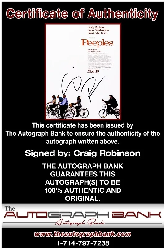 Craig Robinson — Craig Robinson authentic signed celebrity 8x10 photo W/Cert Autographed 132516b1, image 2