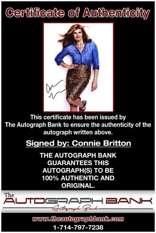 Connie Britton — Connie Britton authentic signed celebrity 8x10 photo W/Cert Autographed A0002, image 2
