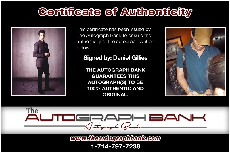 Daniel Gillies — Daniel Gillies authentic signed celebrity 8x10 photo W/Cert Autographed 132716h1, image 2