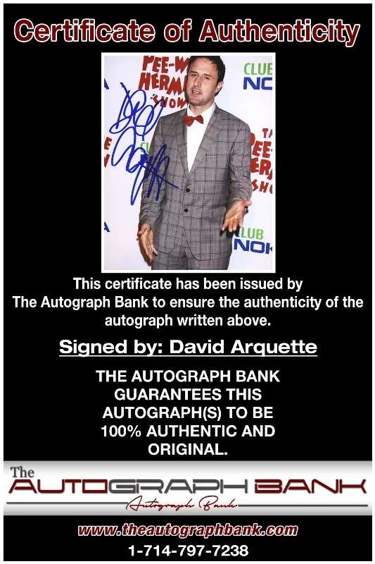 David Arquette — David Arquette authentic signed celebrity 8x10 photo W/Cert Autographed 132716c1, изображение 2