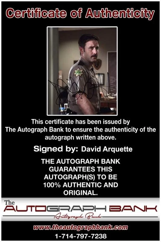 David Arquette — David Arquette signed celebrity 8x10 photo W/Cert Autograph 0135, изображение 2