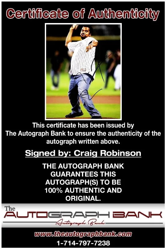 Craig Robinson — Craig Robinson authentic signed celebrity 8x10 photo W/Cert Autographed 132516a1, изображение 2