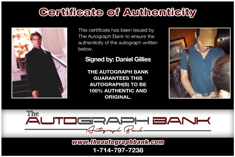 Daniel Gillies — Daniel Gillies authentic signed celebrity 8x10 photo W/Cert Autographed 132716j1, image 2