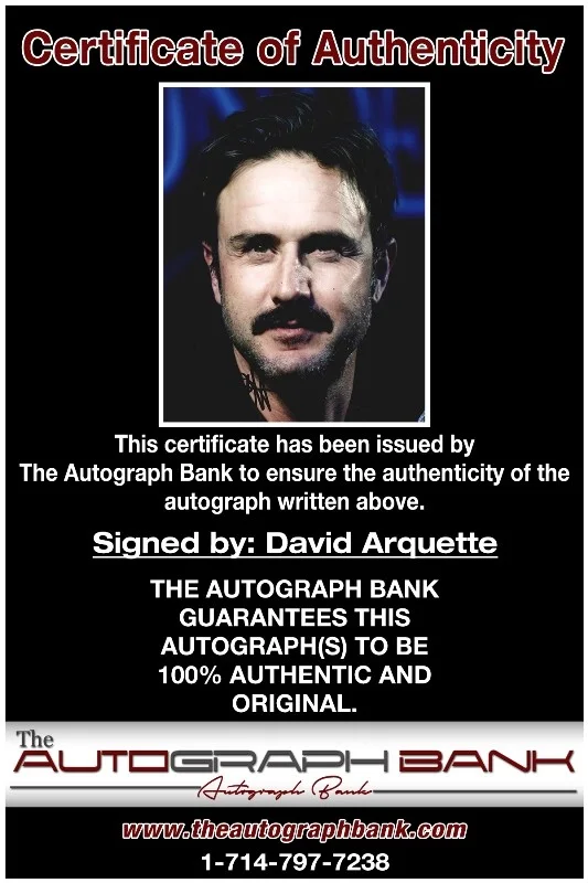 David Arquette — David Arquette authentic signed celebrity 8x10 photo W/Cert Autographed 132716a1, изображение 2