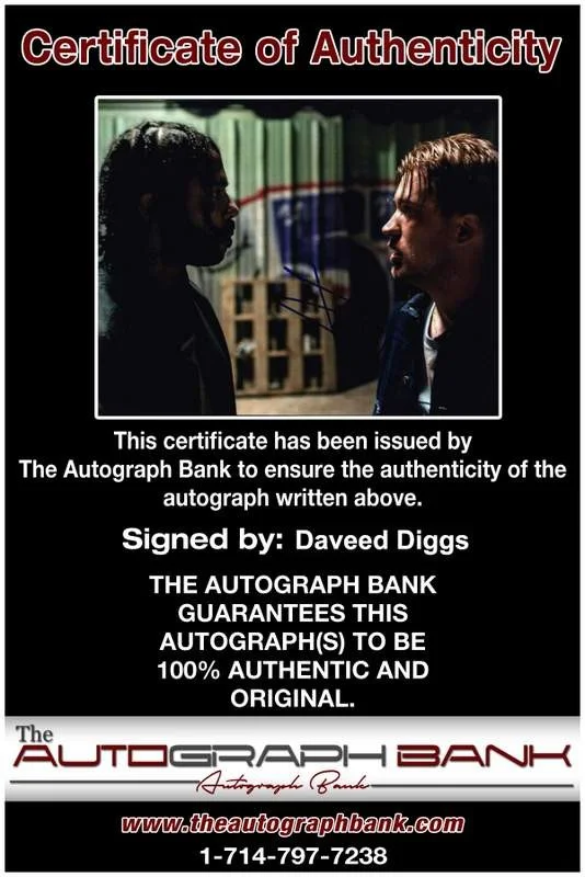 Daveed Diggs — Daveed Diggs signed celebrity 8x10 photo W/Cert Autograph 0003, image 2