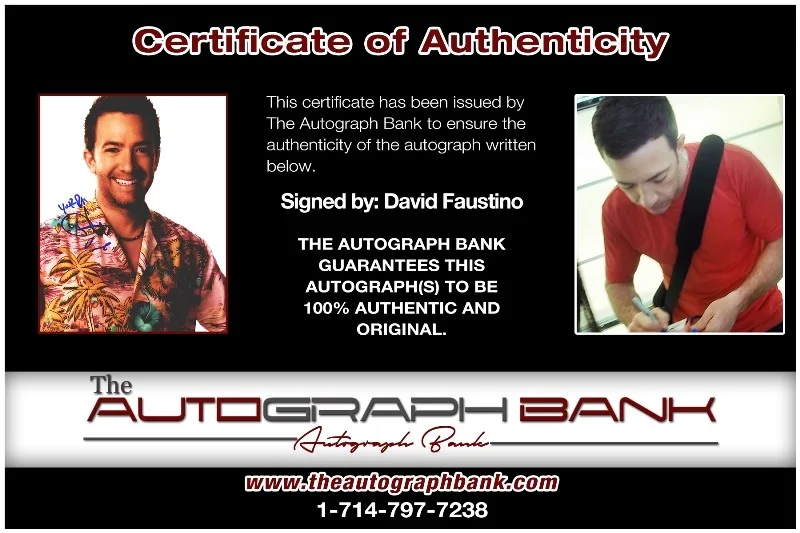 David Faustino — David Faustino authentic signed celebrity 8x10 photo W/Cert Autographed 132716b1, изображение 2