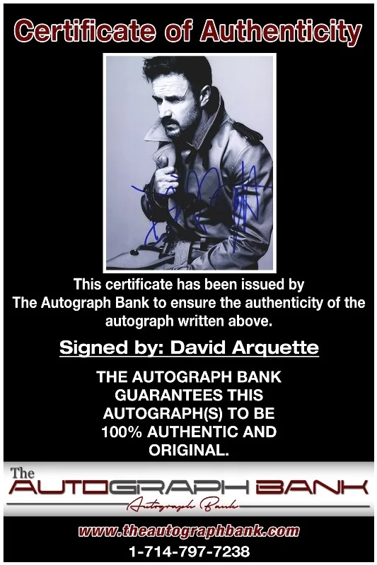 David Arquette — David Arquette authentic signed celebrity 8x10 photo W/Cert Autographed 132716d1, изображение 2