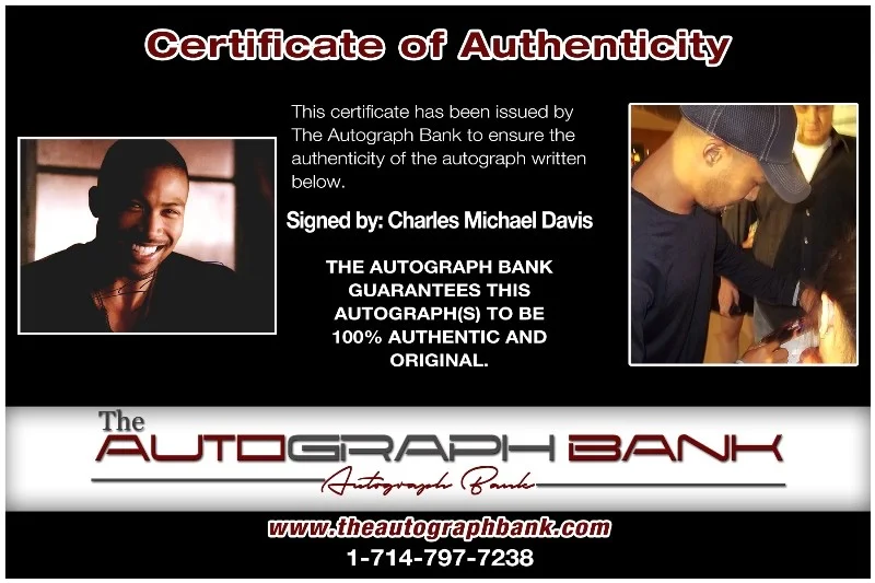 Charles Michael Davis — Charles Michael Davis authentic signed 8x10 photo |CERT Autographed 132716c1, изображение 2