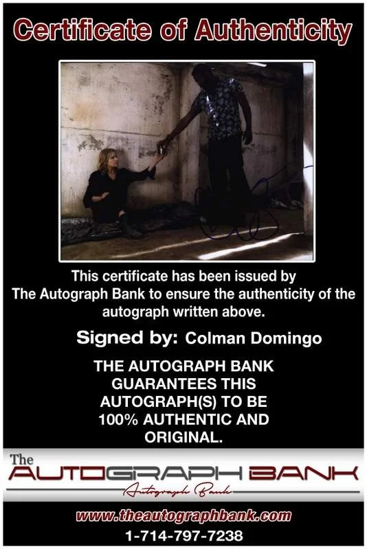 Colman Domingo — Colman Domingo signed celebrity 8x10 photo W/Cert Autograph 0001, image 2
