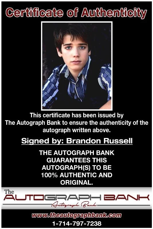 Brandon Russell — Brandon Russell authentic signed celebrity 8x10 photo W/Cert Autographed 132716a, изображение 2