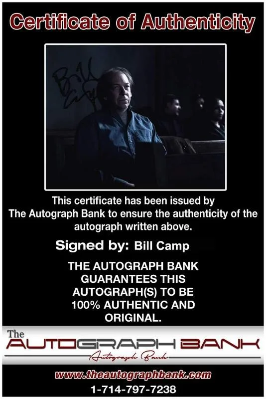 Bill Camp — Bill Camp signed celebrity 8x10 photo W/Cert Autograph 0002, изображение 2
