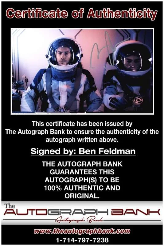 Ben Feldman — Ben Feldman authentic signed celebrity 8x10 photo W/Cert Autographed A0002, изображение 2