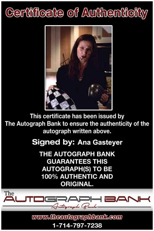 Ana Gasteyer — Ana Gasteyer signed celebrity 8x10 photo W/Cert Autograph 0008, изображение 2