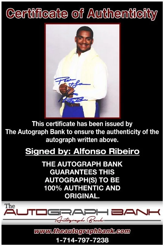 Alfonso Ribeiro — Alfonso Ribeiro authentic signed celebrity 8x10 photo W/Cert Autographed 132716c, изображение 2