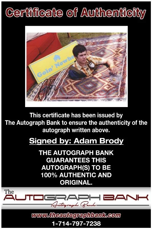 Adam Brody — Adam Brody authentic signed celebrity 8x10 photo W/Cert Autographed 132716c, изображение 2